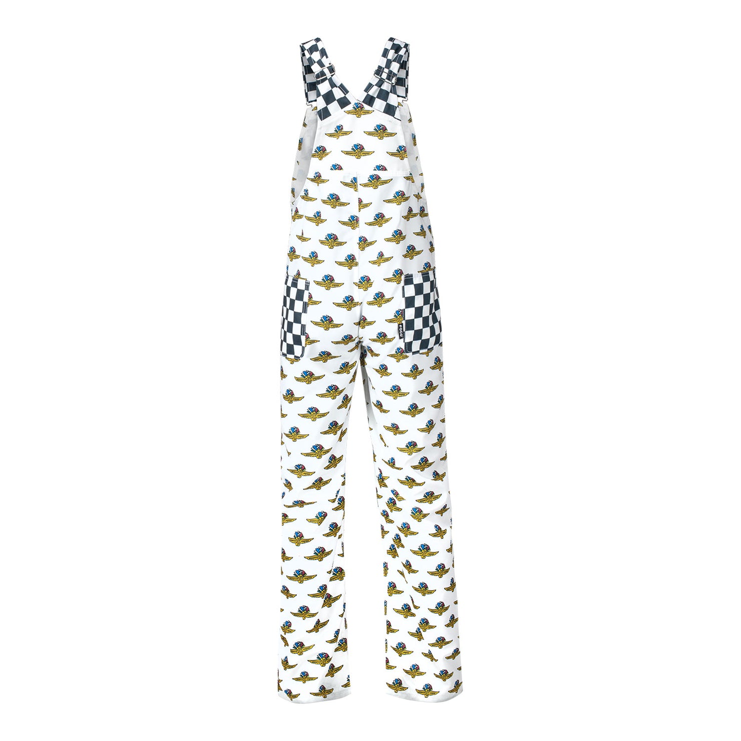Wing Wheel Flag Checkered Overalls