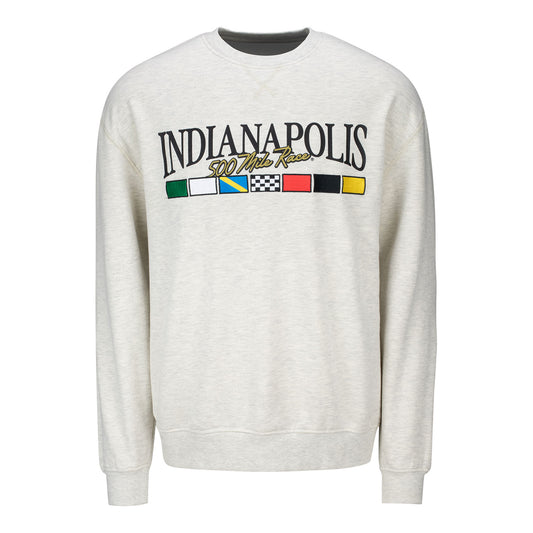 Indianapolis Motor Speedway 500 Mile Race Embroidered Sweatshirt - front view