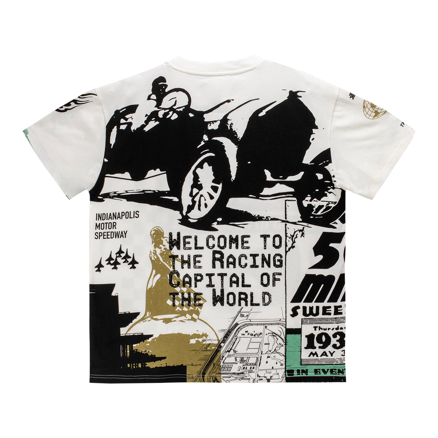 INDIANAPOLIS MOTOR SPEEDWAY ALL OVER PRINT T-SHIRT - Back View