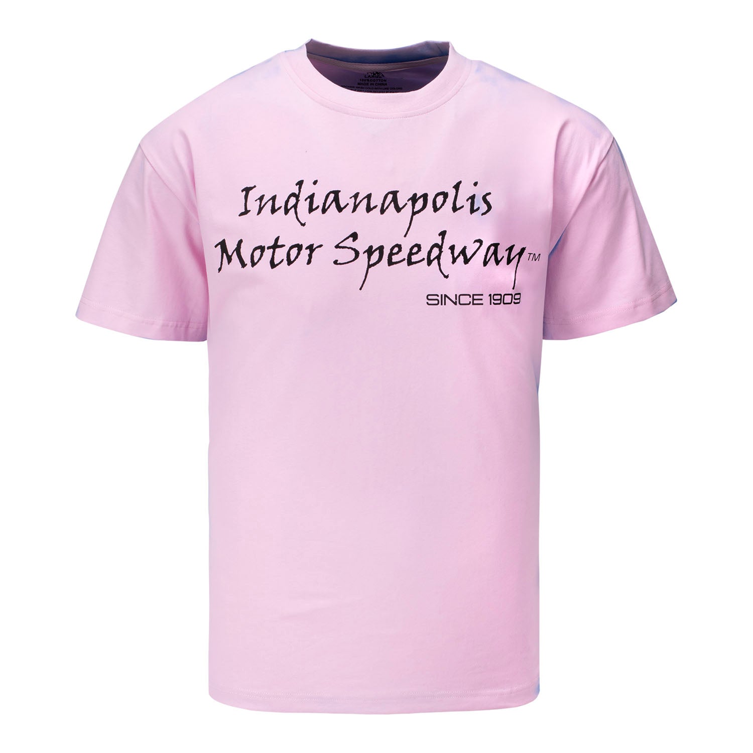 Indianapolis Motor Speedway Color Changing T-Shirt in Pink- Front View