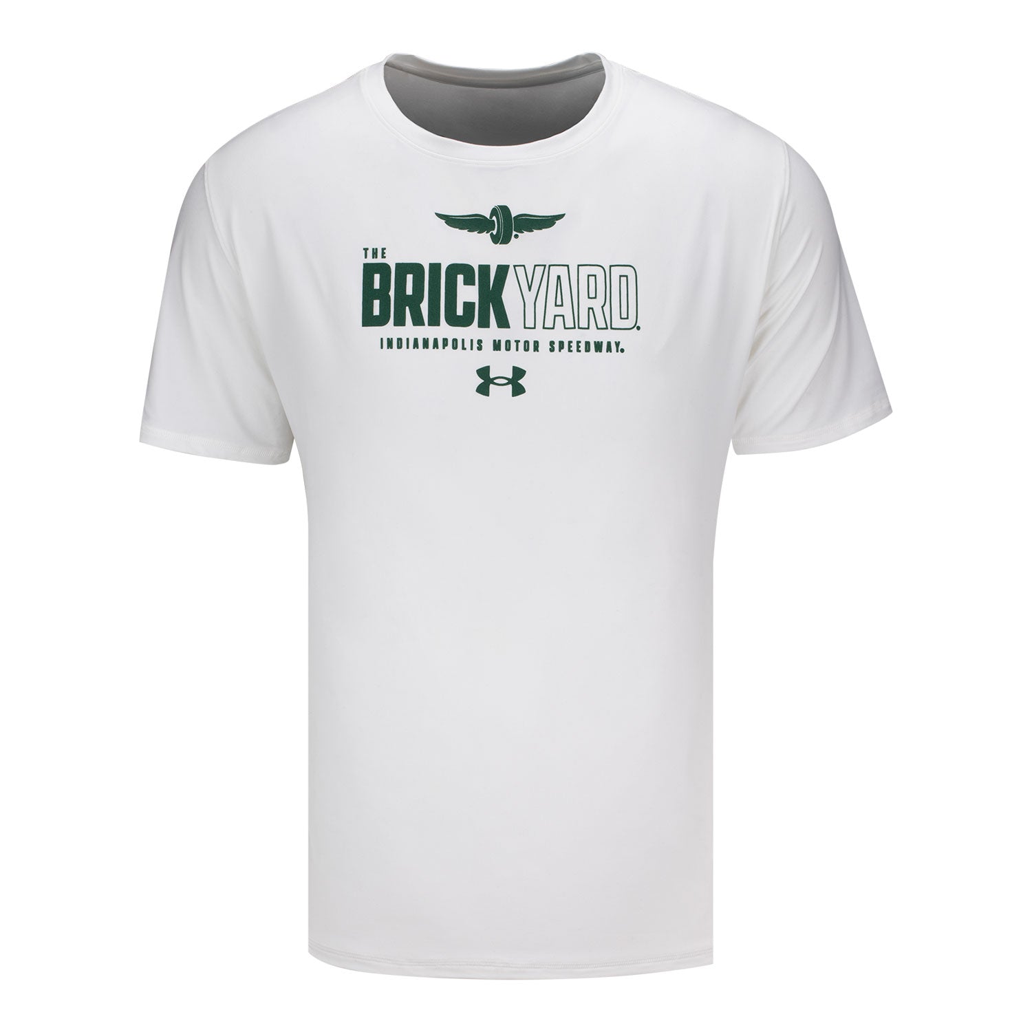 IMS Brickyard Under Armor T-Shirt in White - Front View