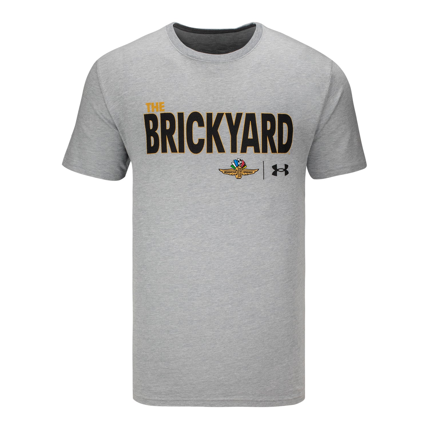 The Brickyard Under Armor T-Shirt in Grey - Front View