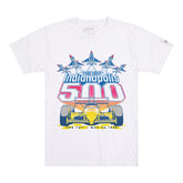 1988 Race Logo Tee in White - Front View