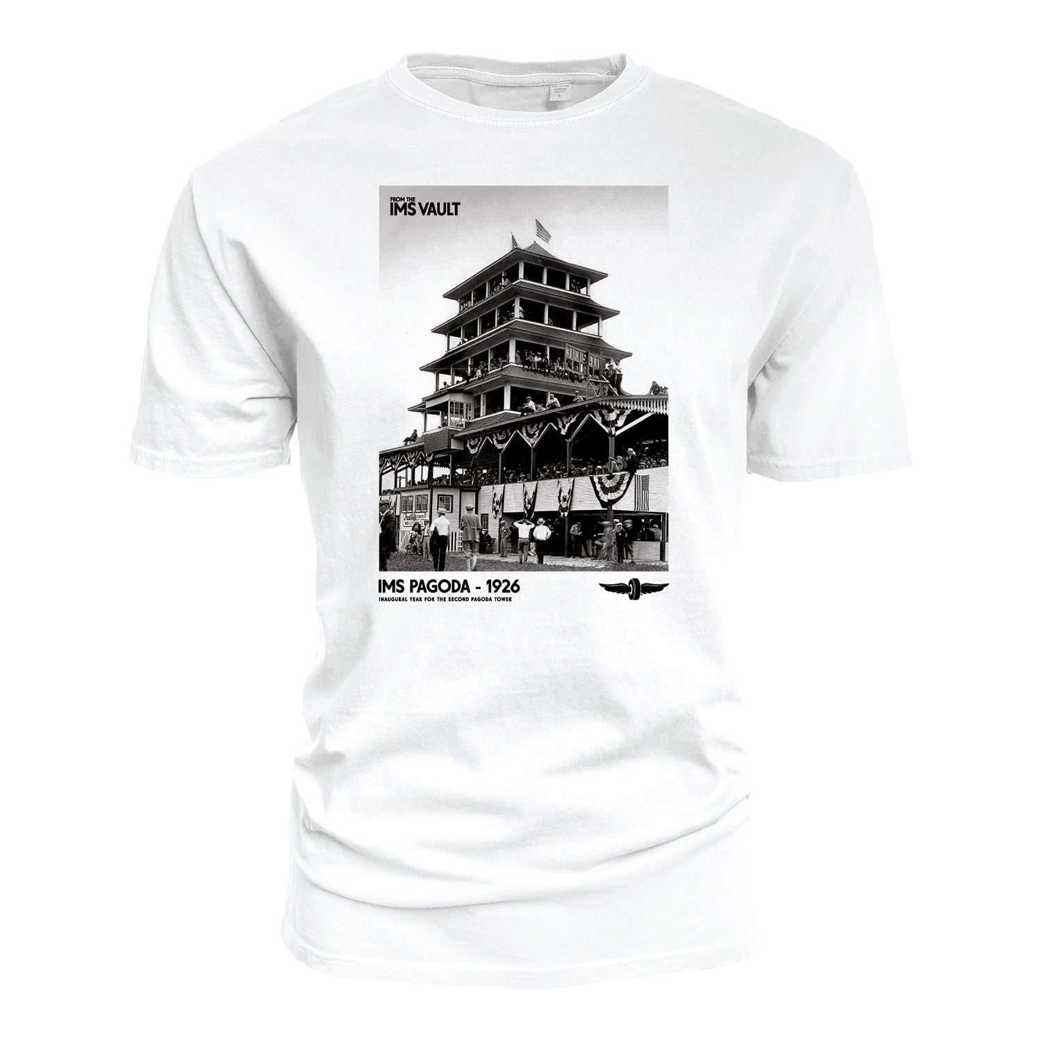 From IMS The Vault: IMS Pagoda 1926 in White - Front View