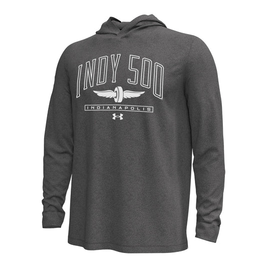 Under Armour Indy 500 Hooded T-shirt in Grey - Front View