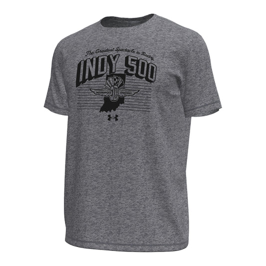 Under Armour State Outline T-shirt in Grey - Front View