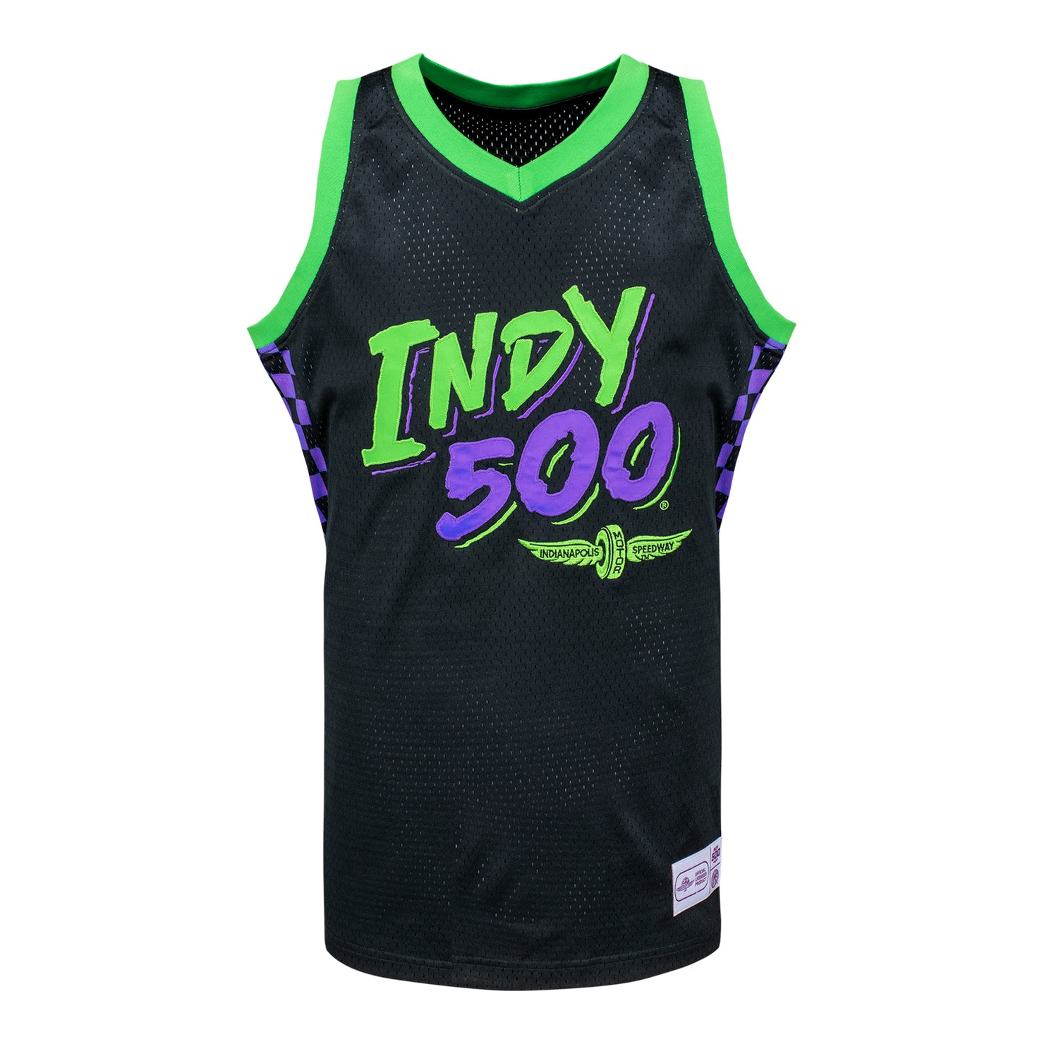 Indy 500 Basketball Jersey - Front View