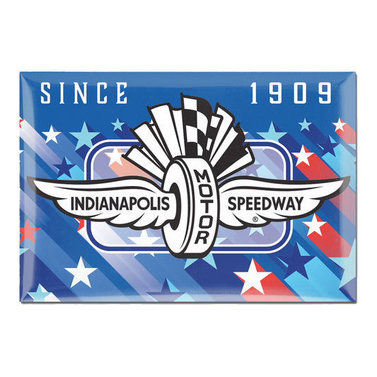 Wing Wheel Flag Americana 1909 Magnet