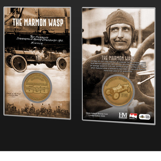 Marmon Wasp Coin Card - Front View