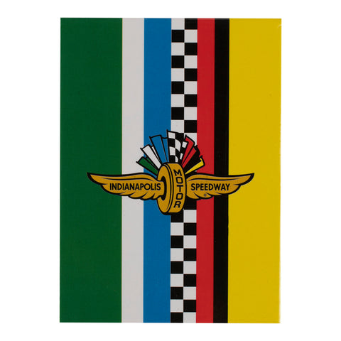 Wing Wheel Flag 7 Stripe Playing Cards, outside pack