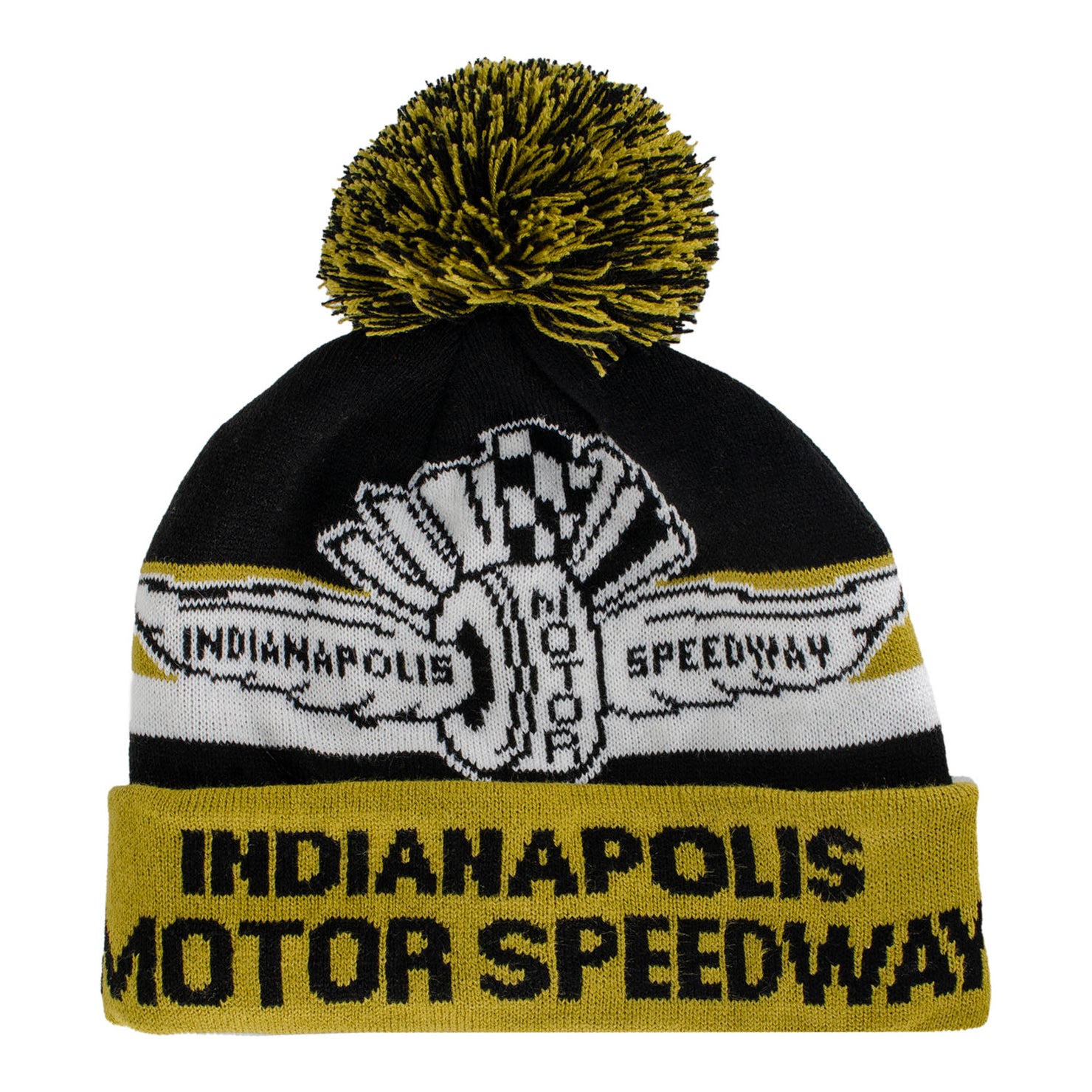 Wing Wheel Flag Beanie Ornament - Beanie Front View