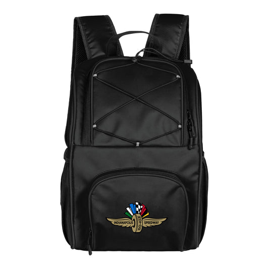 Wing Wheel Flag Backpack Cooler - Front View