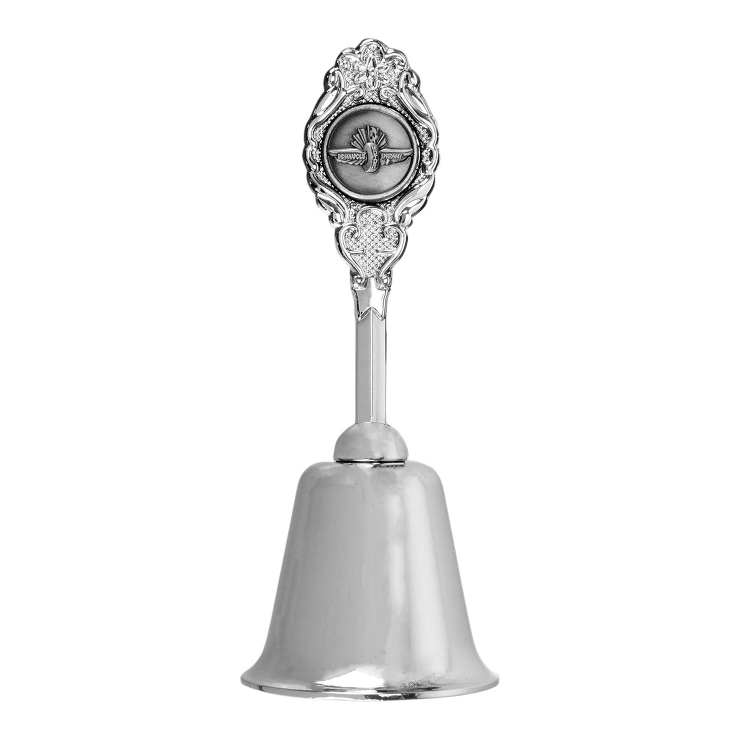 Wing Wheel Flag Pewter Bell