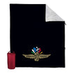 Wing Wheel Flag Outdoor Blanket - Front View