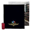 Wing Wheel Flag Outdoor Blanket - Front and Back View