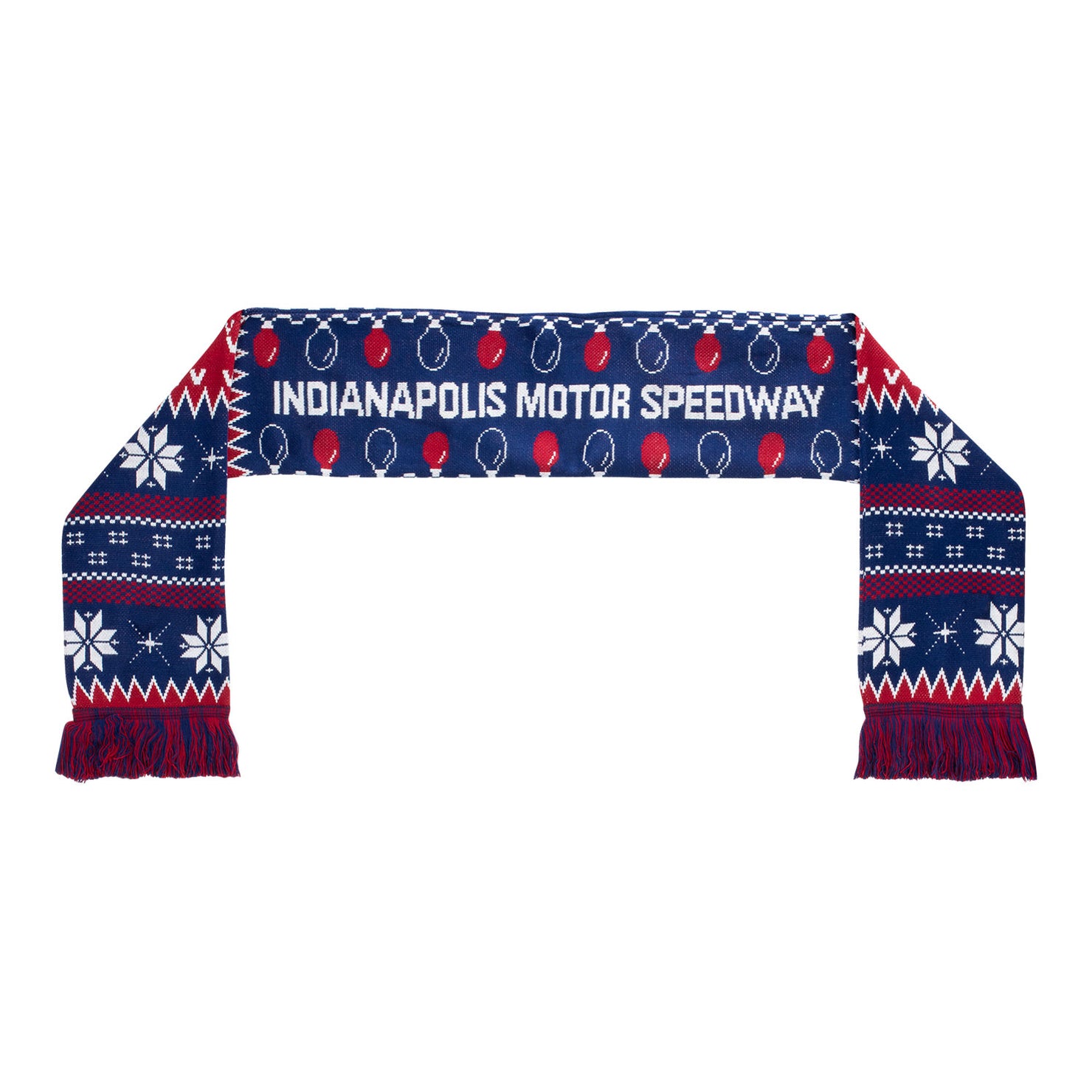 Wing Wheel Flag Ugly Scarf - Front View