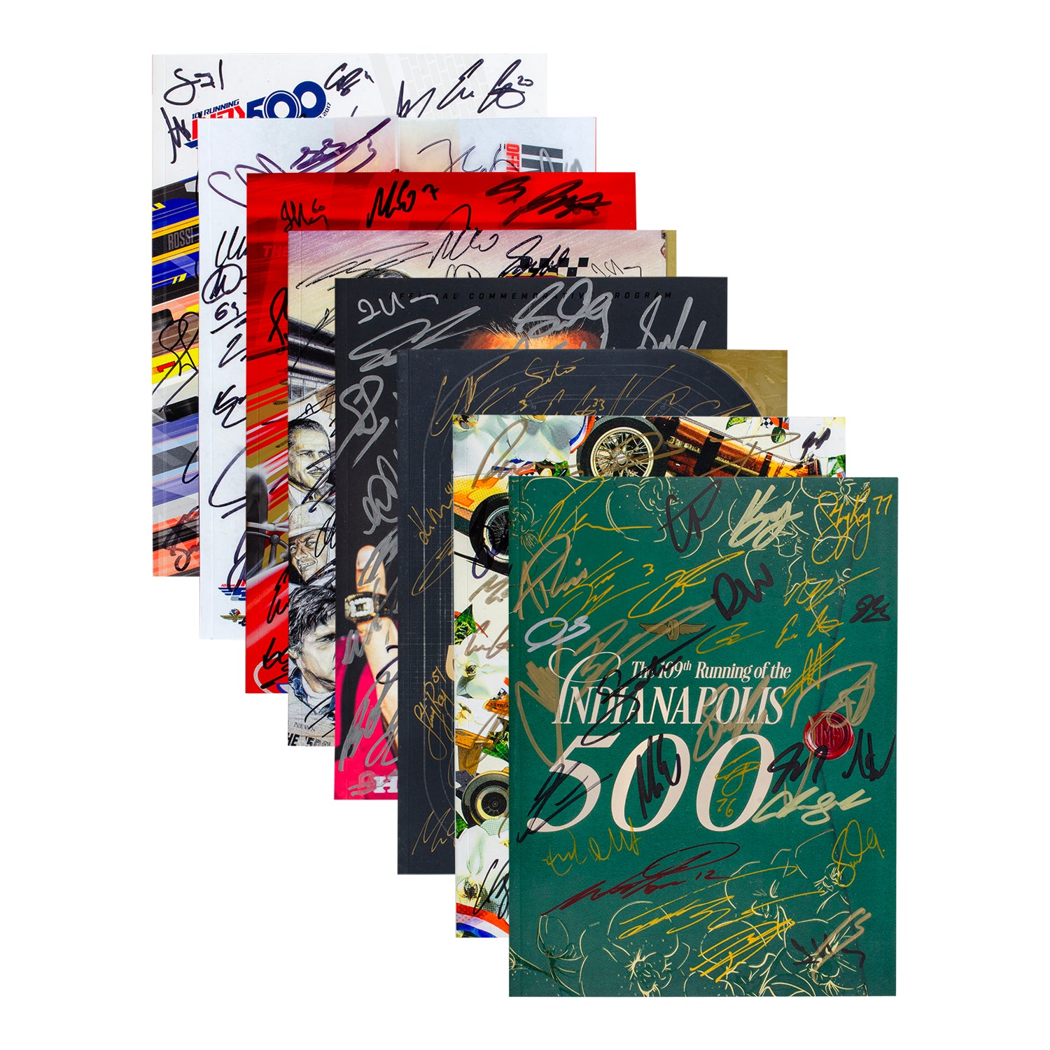 Indy 500 Autographed Programs