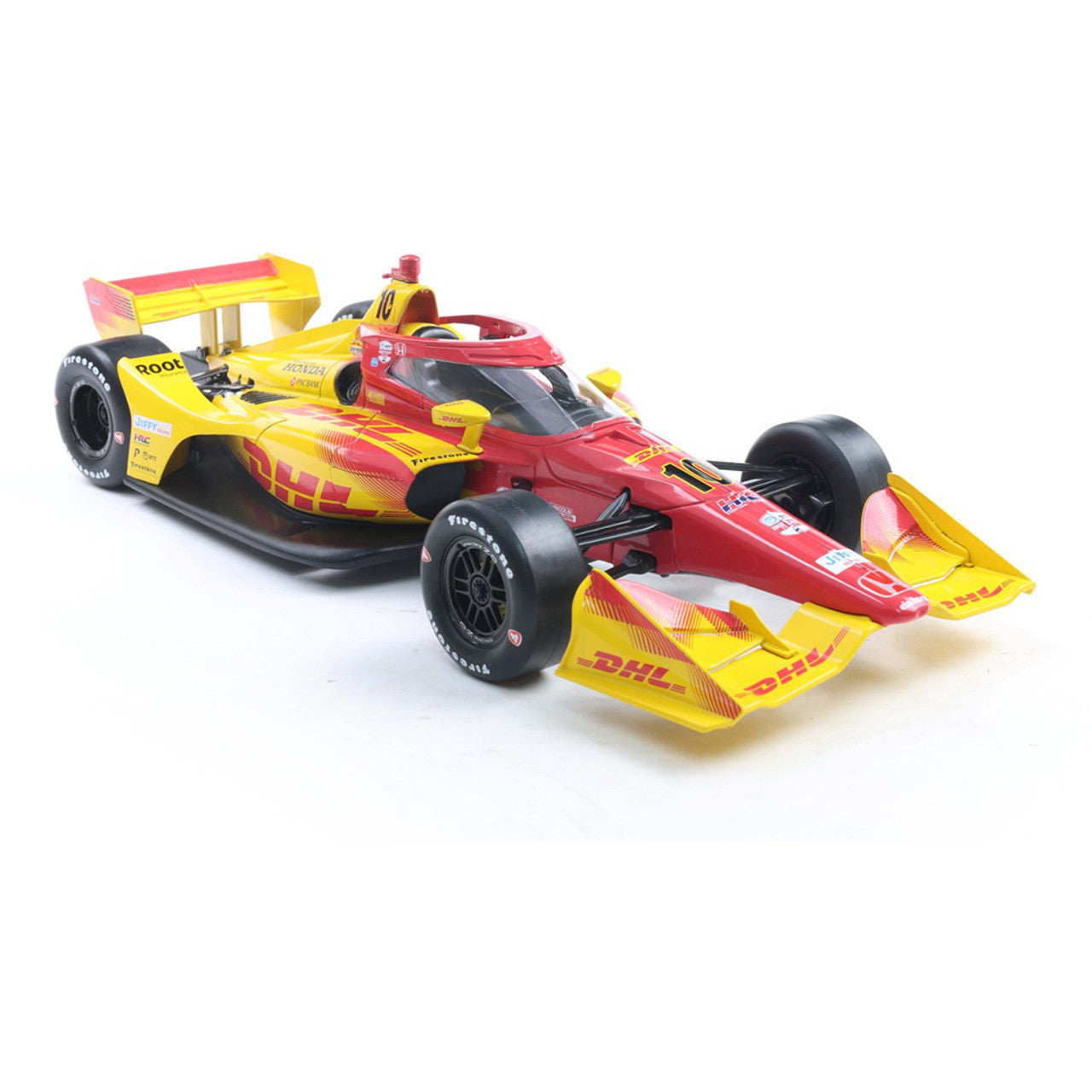 2025 Indy 500 Winner Diecast 1:18 Alex Palou w/ Autographed Parkside Trading Card - right front side