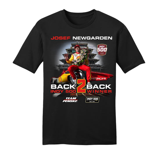 2024 Indianapolis 500 Winner Josef Newgarden T-Shirt - front view