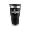 WWF Engraved Tumbler 28oz in Black - Front View