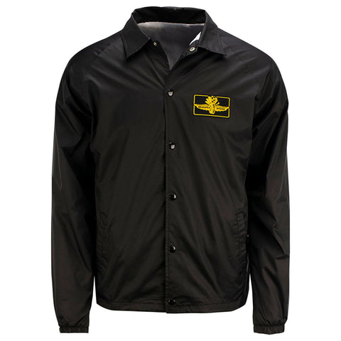 Wing Wheel Flag Coaches Button Up Jacket