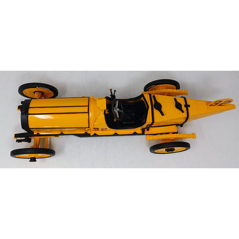 1:12 Scale 1911 Marmon Wasp in Yellow - Overhead View