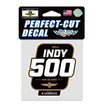 2023 Indianapolis 500 Decal in Black - Front View