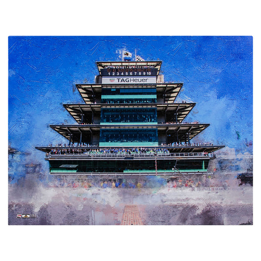 Indianapolis Motor Speedway Pagoda 16x20 Canvas - Front View