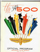 1970 Indy 500 Program in White - Front View