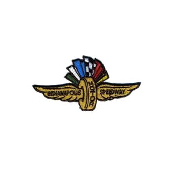 Wing Wheel Flag Small Emblem - Front View