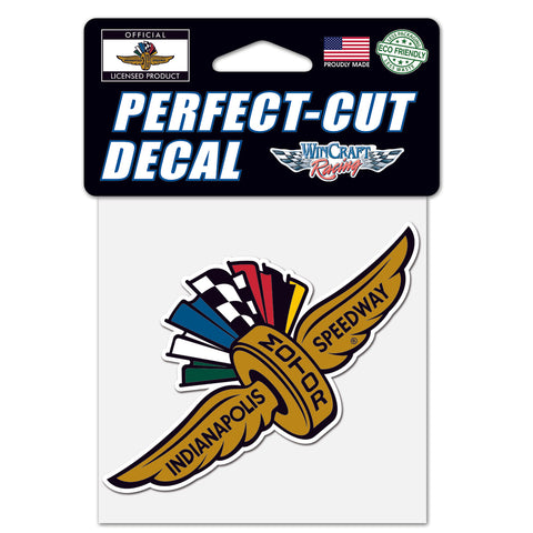 Wing Wheel Flag Perfect Cut Decal