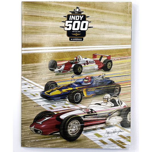 2021 Indy 500 Program - Front View