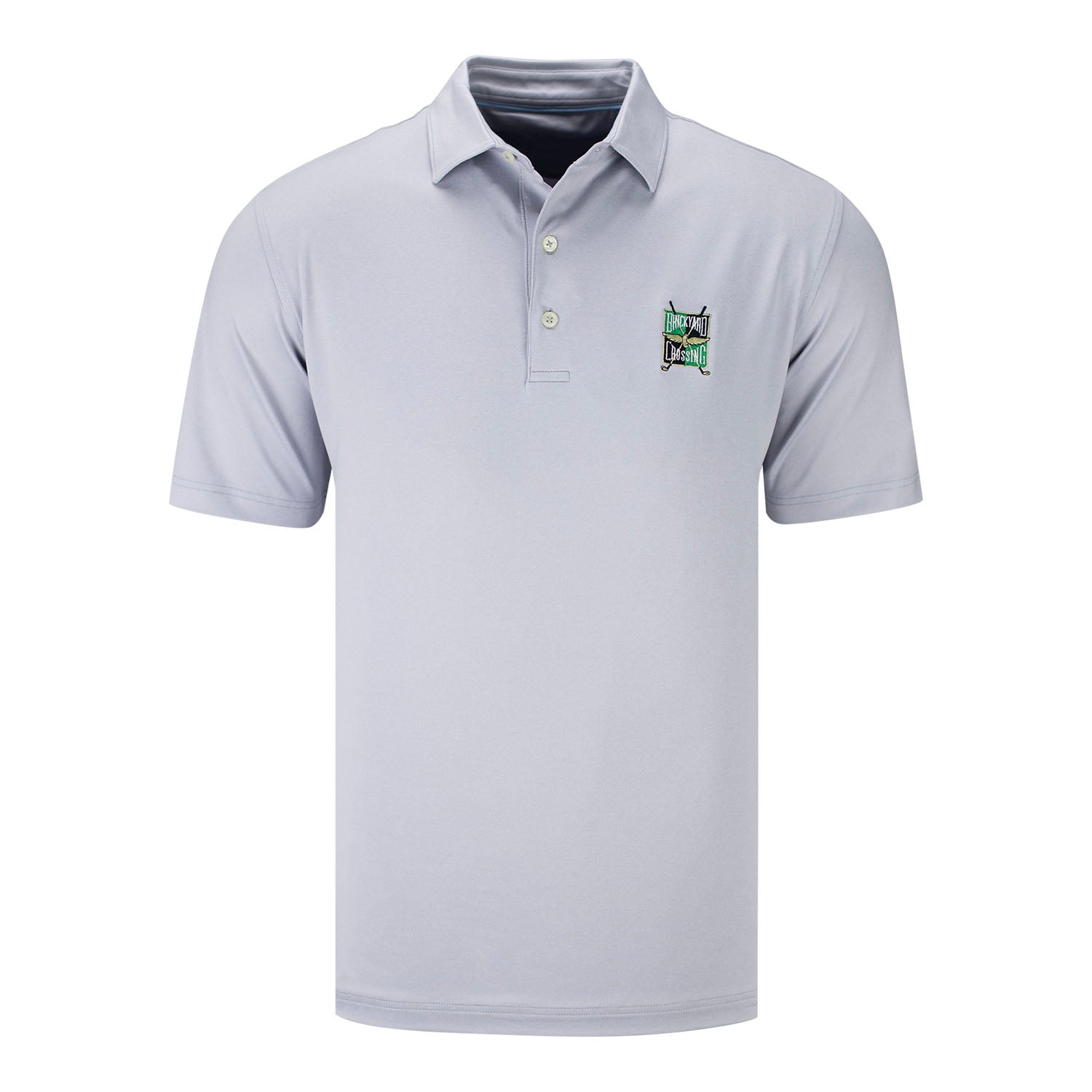 Brickyard Crossing Johnnie O Polo Grey