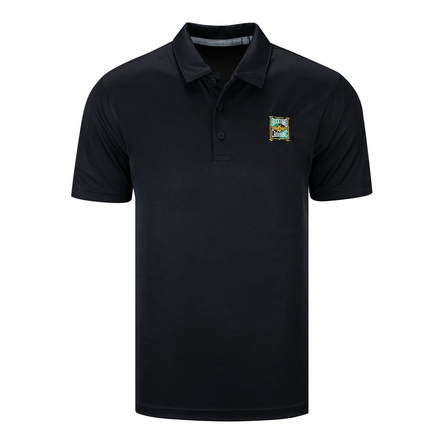 Brickyard Crossing Puma Polo Black in black, front view