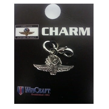 Wing Wheel Flag Charm - Front View