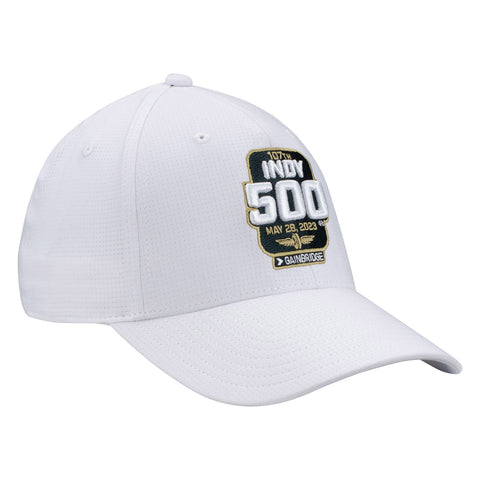2023 Indianapolis 500 SF #'D Hat in white, side view