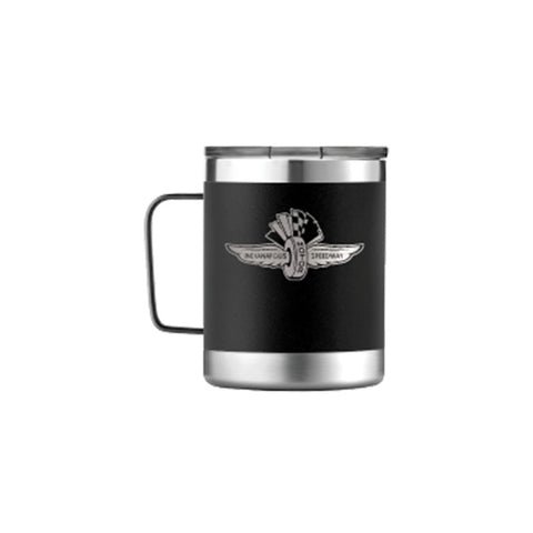 WWF Engraved Mug 10oz in Black- Front View