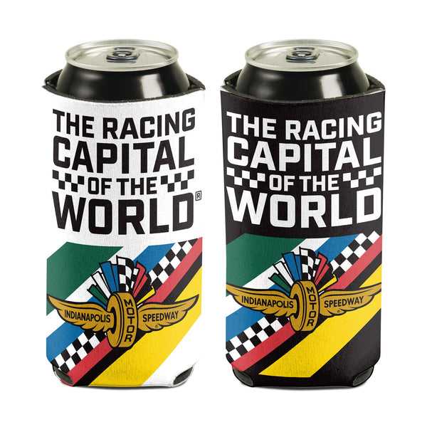 Can Cooler w/Checkered Flag 16oz.