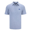 Wing and Wheel Vineyard Vines Winstead Stripe Polo, navy and white striped - front view