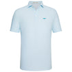 Wing and Wheel Holderness & Bourne Brick Polo in White & Blue - Front View