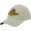 WWF Unstructured Hat in Tan - Left Side View