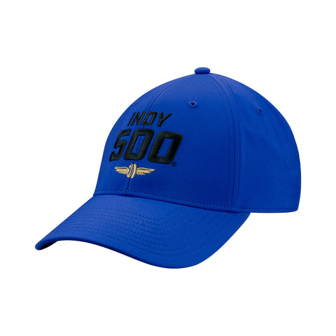 Indy 500 Performance Hat in blue, front view