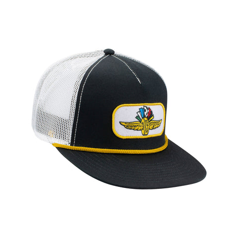 Wing Wheel Flag Debossed Washed Hat - Indianapolis Motor Speedway Indy 500