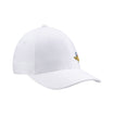Wing Wheel Flag Performance Sonic Weld Hat in white, side view
