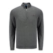 Wing and Wheel Johnnie-O Vaughn Meteor 1/4 Zip Pullover in Grey - Front View