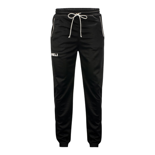 MELI Track Pant in Black - Front View