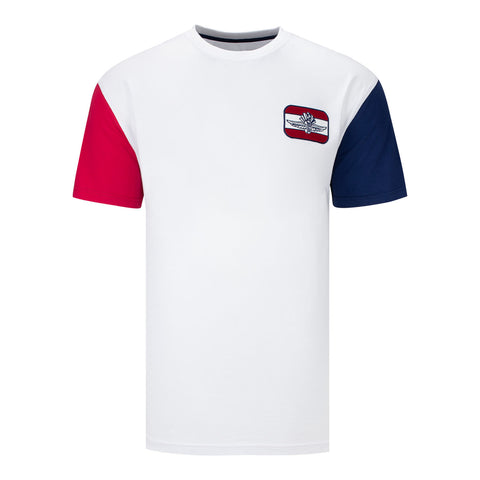 Wing Wheel Flag Americana Colorblock T-Shirt