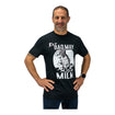 It's a Bad May to Be Milk T-Shirt in Black - Kanaan Side View Zoom