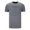 Indianapolis Motor Speedway Blueprint T-Shirt in grey, front view