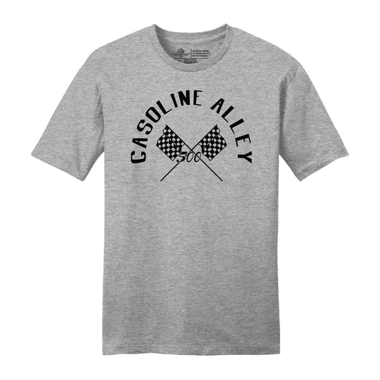 Gasoline Alley T-Shirt in grey, front view